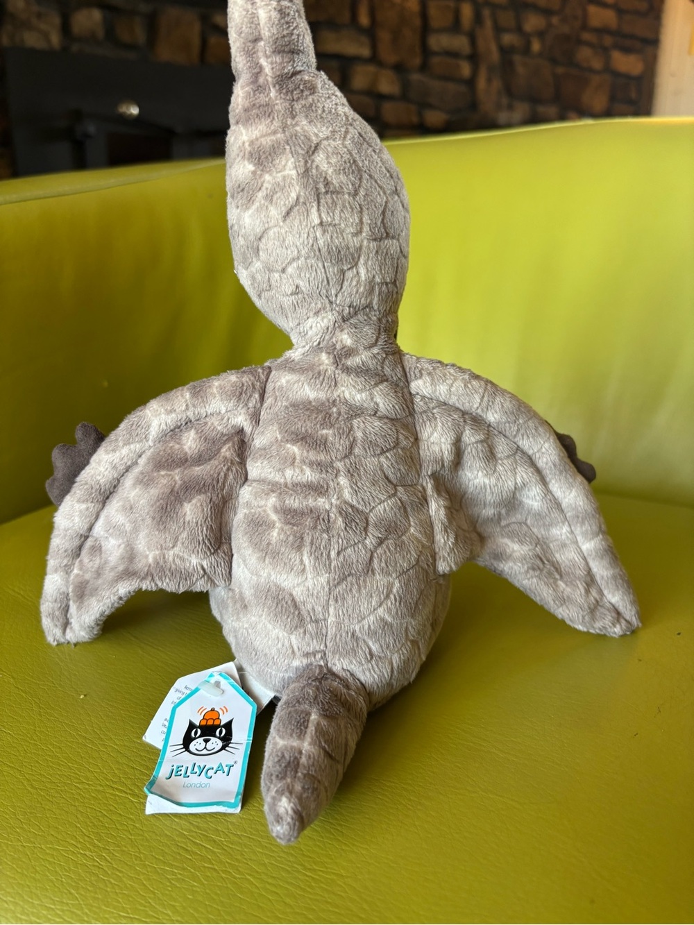 Jellycat Terry Pterodactyl PT3T Retired NWT Rare Dinosaur Plush - Picture 3 of 7